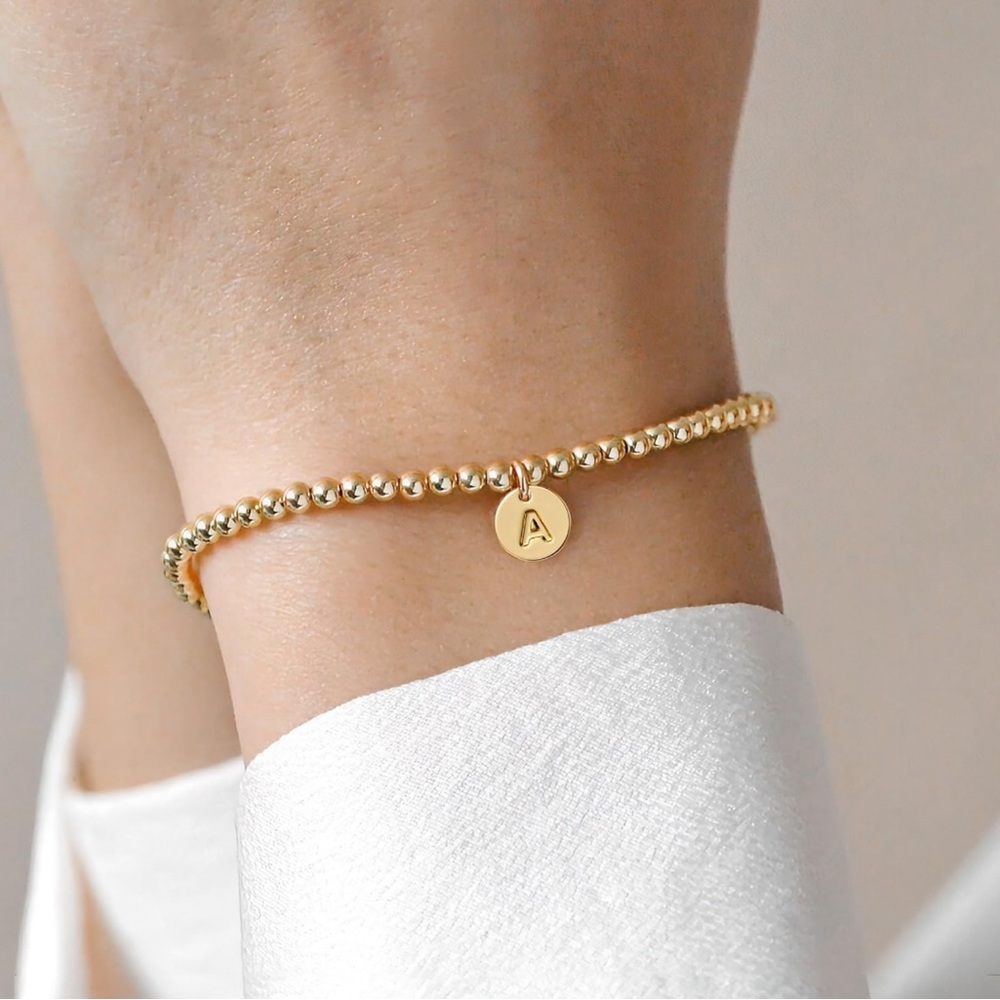Gold Monogram Bracelet
